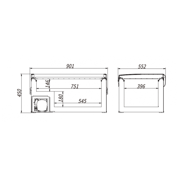 Компрессорный автохолодильник Alpicool BD85 (12/24V)
